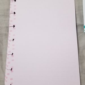 Pink lined mini filler paper